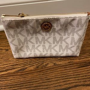 Michael Michael Kors small monogram cosmetic bag